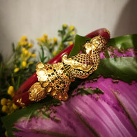 B0400_Classic Style Gold plated single pola bangle