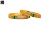 B023_Gorgeous 1 gm Gold plated bangles studded with American Diamond stones.