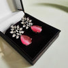 E0200_Elegant American Diamond studded earrings.