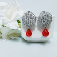 E0302_Premium American Diamond  Earrings