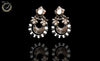 E0329_Classy Combo vibrant earrings with a touch of stones.