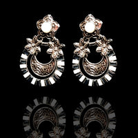 E0329_Classy Combo vibrant earrings with a touch of stones.