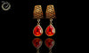 E0338_Classy Combo vibrant earrings with a touch of stones.