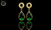 E0326_Classy Combo vibrant earrings with a touch of stones.