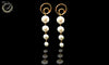 E0337_Classy Combo vibrant earrings with a touch of stones.