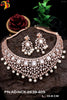 Elegant Necklace studded with American Diamond