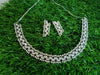 N0102_Elegant American Diamond  choker necklace set.