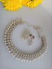 N0103_Elegant American Diamond  choker necklace set.