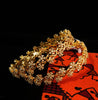 B0117_S_Lovely traditional Vintage Style Gold Plated along with american diamond studded Bangles.