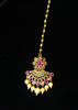 Gold Plated beautiful Kundan Maang Tikka