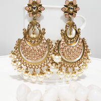 E0139_Classy meenakari dangers with delicate meena work with a touch of pearls.