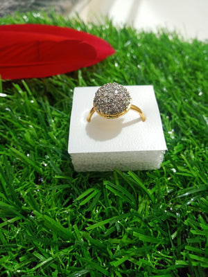 R06_Beguiling adjustable American Diamond ring .