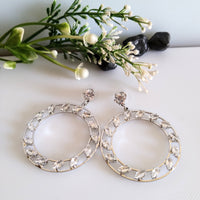 E0416_Classy hoops with touch of stones (medium size).
