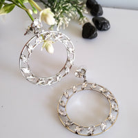E0416_Classy hoops with touch of stones (medium size).