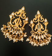 E0535_Classy meenakari dangers studded with kundan stones with a touch of pearls.
