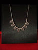 N0290_Lovely Oxidized choker necklace with delicate heart shaped flower design pendants with a touch of beads.