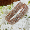 B021_S_Classy Style Rose Gold plated Bangle studded with American Diamond set of 2