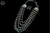 N066_Classy German Silver Oxidized Matte polish premium quality Layered necklace.