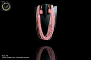 N09_Gorgeous pink colored bead Necklace.